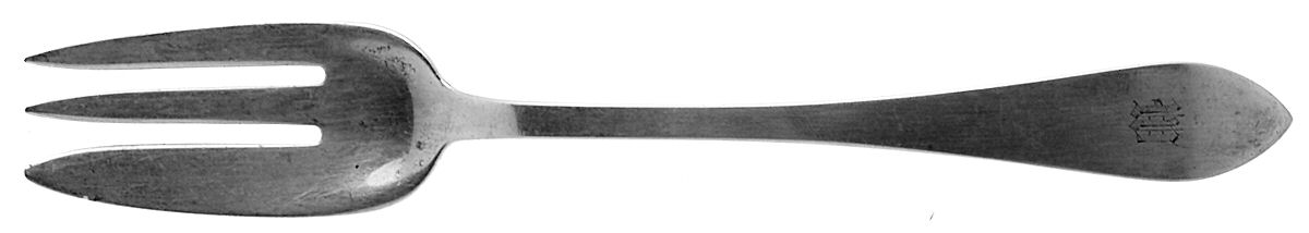 Faneuil (Sterling, 1910, M-C-T Stamps) Individual Caviar Fork by Tiffany & CO SILVER-1