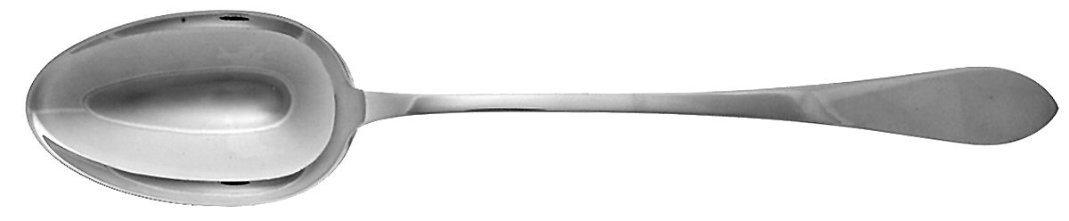 Faneuil (Sterling, 1910, M-C-T Stamps) Gravy Dressing Spoon Solid with Button Large by Tiffany & CO SILVER-1