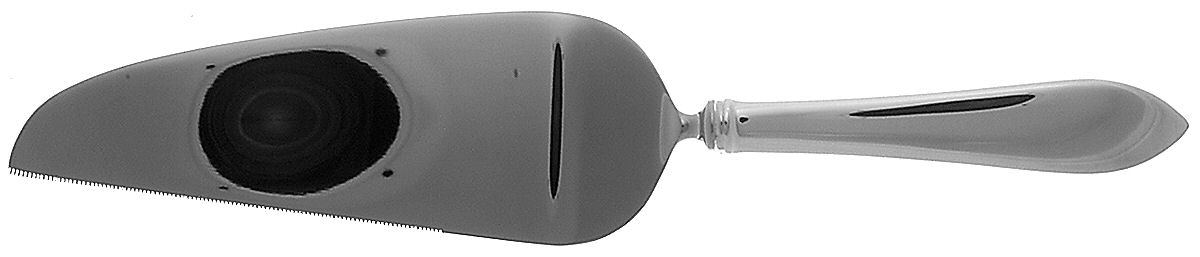 Faneuil (Sterling, 1910, M-C-T Stamps) Pie & Cake Server with Stainless Blade by Tiffany & CO SILVER-1