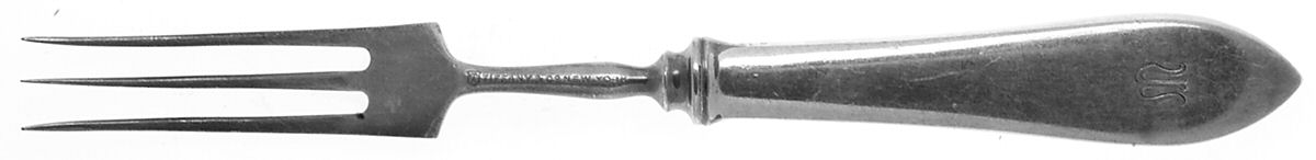 Faneuil (Sterling, 1910, M-C-T Stamps) Individual Silverplate Prong Bird Fork by Tiffany & CO SILVER-1