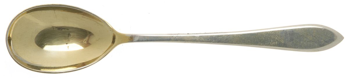 Faneuil (Sterling, 1910, M-C-T Stamps) Egg Spoon by Tiffany & CO SILVER-1