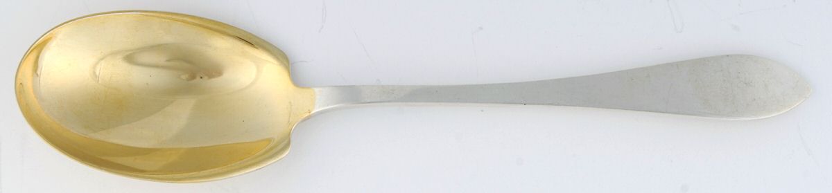 Faneuil (Sterling, 1910, M-C-T Stamps) Large Jelly Spoon by Tiffany & CO SILVER-1