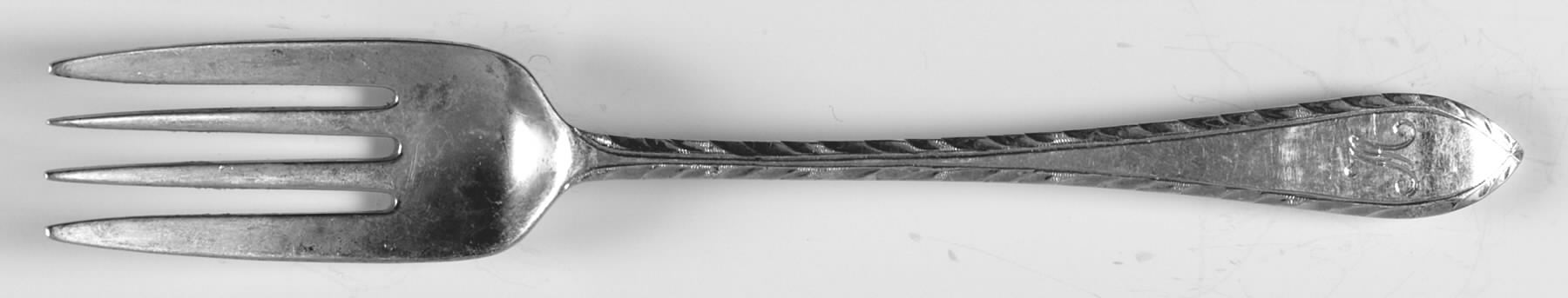 Feather Edge (Sterling, 1901) Dessert Fork by Tiffany & CO SILVER-1
