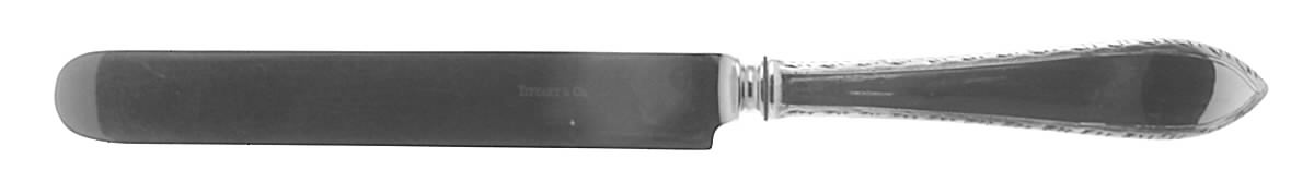 Feather Edge (Sterling, 1901) Blunt Hollow Knife with Bolster by Tiffany & CO SILVER-1