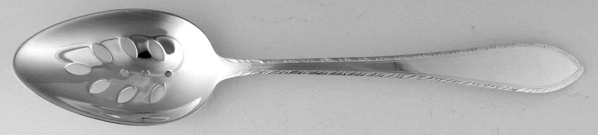 Feather Edge (Sterling, 1901) Pierced Tablespoon (Serving Spoon) by Tiffany & CO SILVER-1