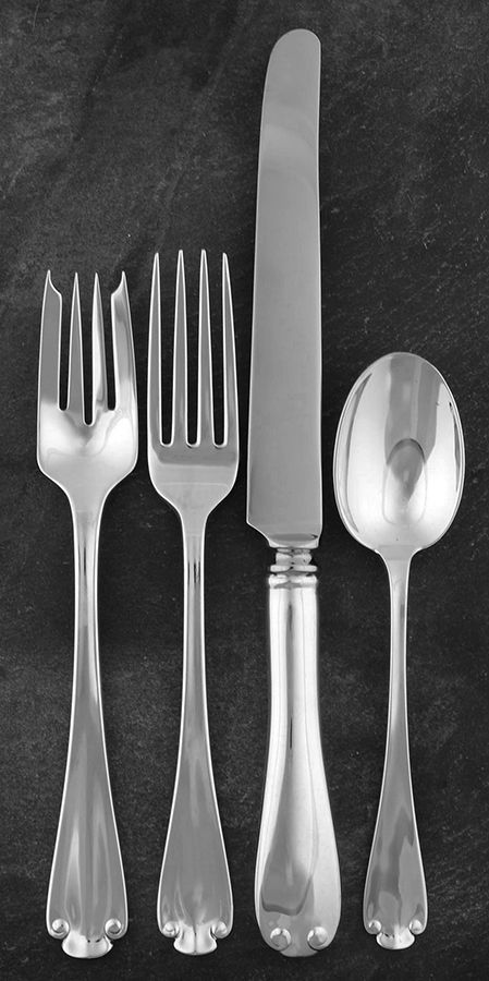 Flemish (Sterling, 1911, No Monograms) 4 Piece Place Size Setting by Tiffany & CO SILVER-1