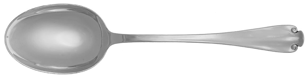 Flemish (Sterling, 1911, No Monograms) Vegetable Serving Spoon (Solid) by Tiffany & CO SILVER-1