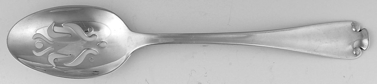Flemish (Sterling, 1911, No Monograms) Pierced Tablespoon (Serving Spoon) CM by Tiffany & CO SILVER-1