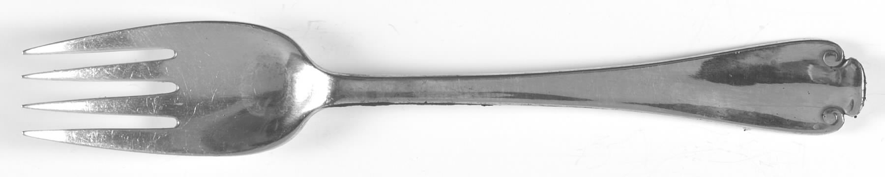 Flemish (Sterling, 1911, No Monograms) Individual Solid Fish Fork by Tiffany & CO SILVER-1