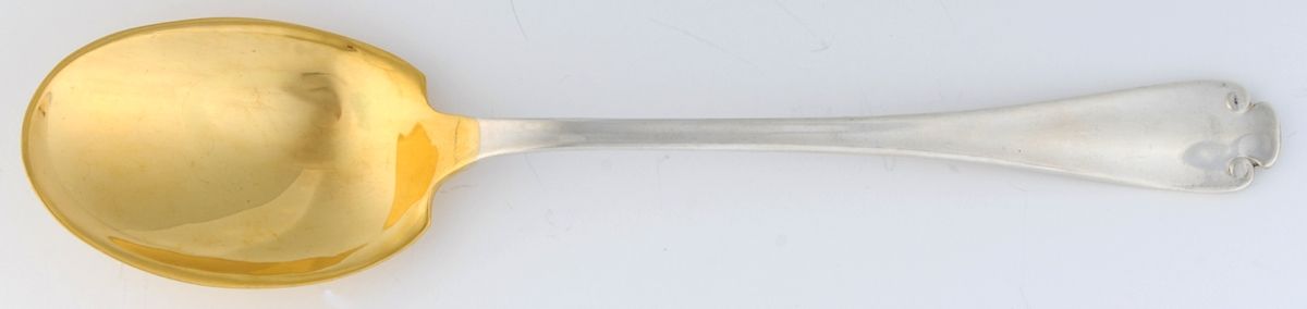 Flemish (Sterling, 1911, No Monograms) Solid Salad Serving Spoon by Tiffany & CO SILVER-1