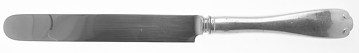 Flemish (Sterling, 1911, No Monograms) Blunt Hollow Table Knife with Bolster by Tiffany & CO SILVER-1