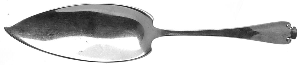 Flemish (Sterling, 1911, No Monograms) Large Solid Fish Serving Knife by Tiffany & CO SILVER-1