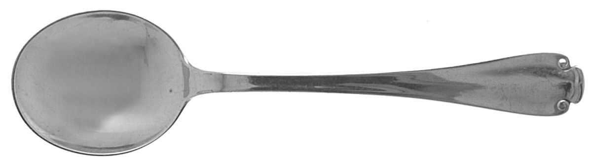 Flemish (Sterling, 1911, No Monograms) Round Bowl Soup Spoon (Cream Soup) by Tiffany & CO SILVER-1
