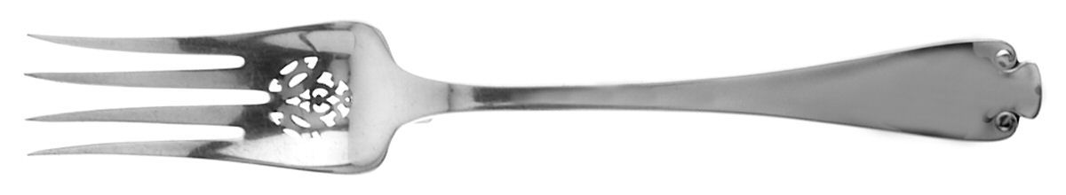 Flemish (Sterling, 1911, No Monograms) Medium Solid Cold Meat Serving Fork by Tiffany & CO SILVER-1