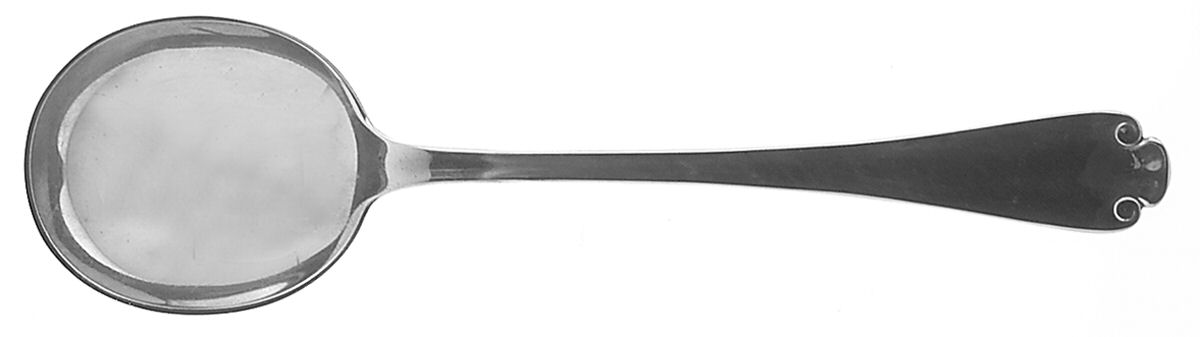 Flemish (Sterling, 1911, No Monograms) Round Bowl Soup Spoon (Gumbo) by Tiffany & CO SILVER-1