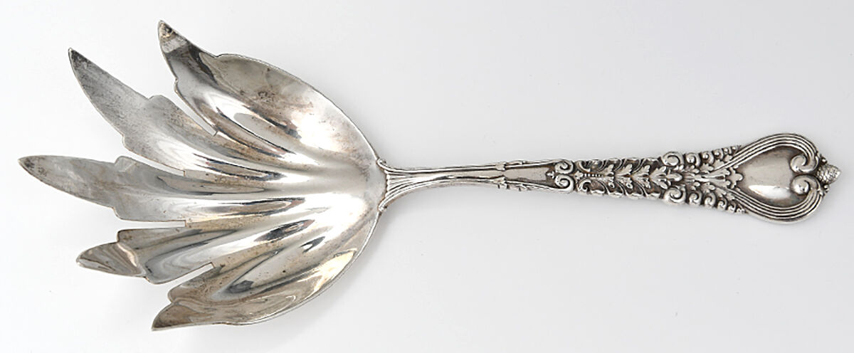 Florentine (Sterling, 1900) Macaroni Serving Fork by Tiffany & CO SILVER-1