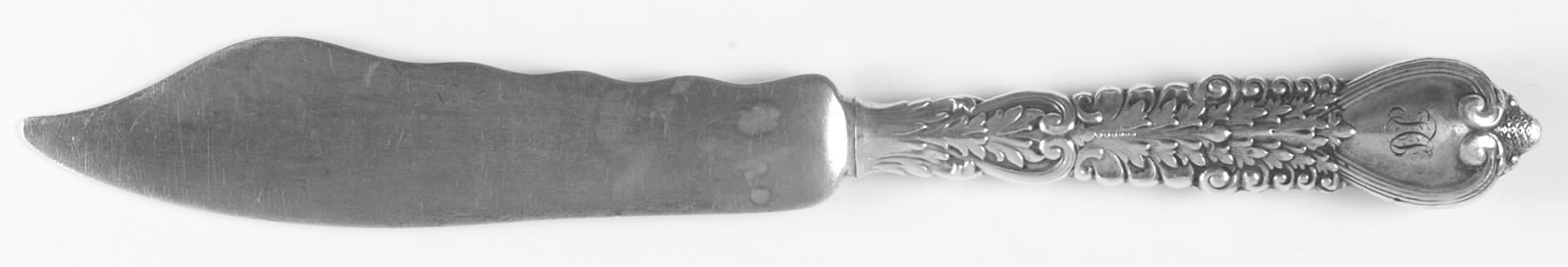 Florentine (Sterling, 1900) Individual Hollow Handle Fish Knife-Sterling Blade by Tiffany & CO SILVER-1