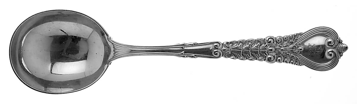 Florentine (Sterling, 1900) Round Bowl Soup Spoon (Gumbo) by Tiffany & CO SILVER-1