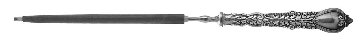 Florentine (Sterling, 1900) Large Roast Steel Rod Knife Sharpener by Tiffany & CO SILVER-1