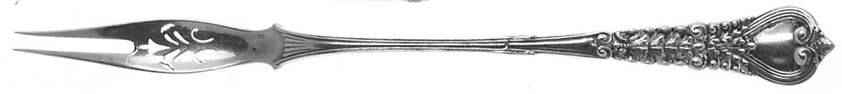 Florentine (Sterling, 1900) Olive Fork by Tiffany & CO SILVER-1