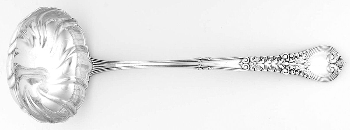 Florentine (Sterling, 1900) Solid Oyster Ladle with Fluted Bowl by Tiffany & CO SILVER-1