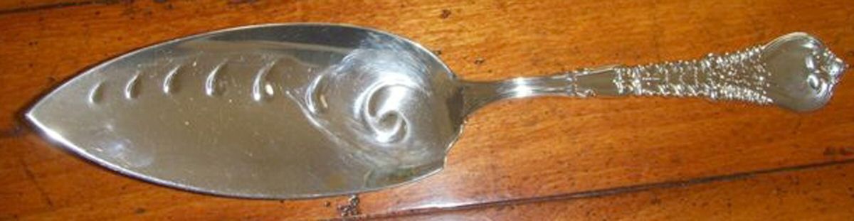 Florentine (Sterling, 1900) Large Solid Fish Serving Knife by Tiffany & CO SILVER-1