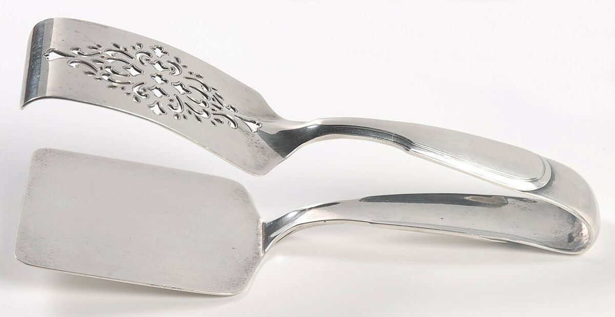 Gramercy (Sterling, 1921) Solid Piece Aspragus Tongs by Tiffany & CO SILVER-1
