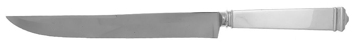Hampton (Sterling, 1934, No Monograms) Large Stainless Blade Roast Carving Knife by Tiffany & CO SILVER-1