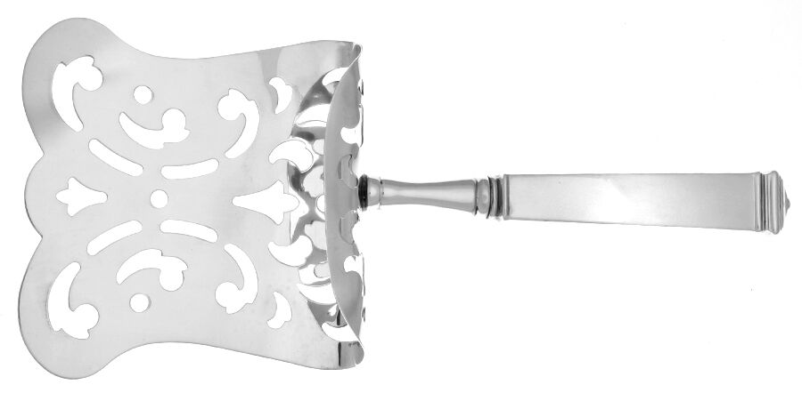 Hampton (Sterling, 1934, No Monograms) Asparagus Server with Sterling Hood HC by Tiffany & CO SILVER-1