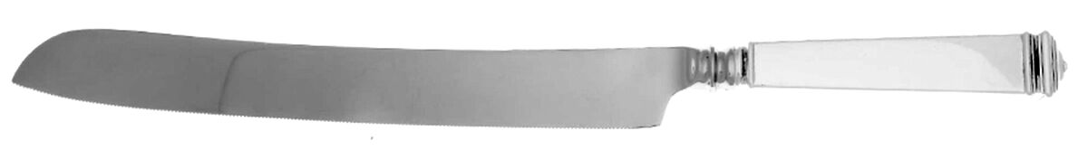 Hampton (Sterling, 1934, No Monograms) Wedding Cake Knife with Stainless Blade HC by Tiffany & CO SILVER-1
