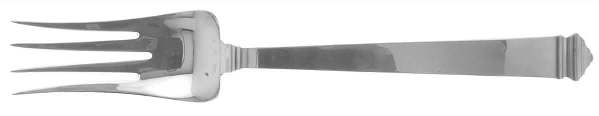 Hampton (Sterling, 1934, No Monograms) Large Solid Cold Meat Serving Fork by Tiffany & CO SILVER-1