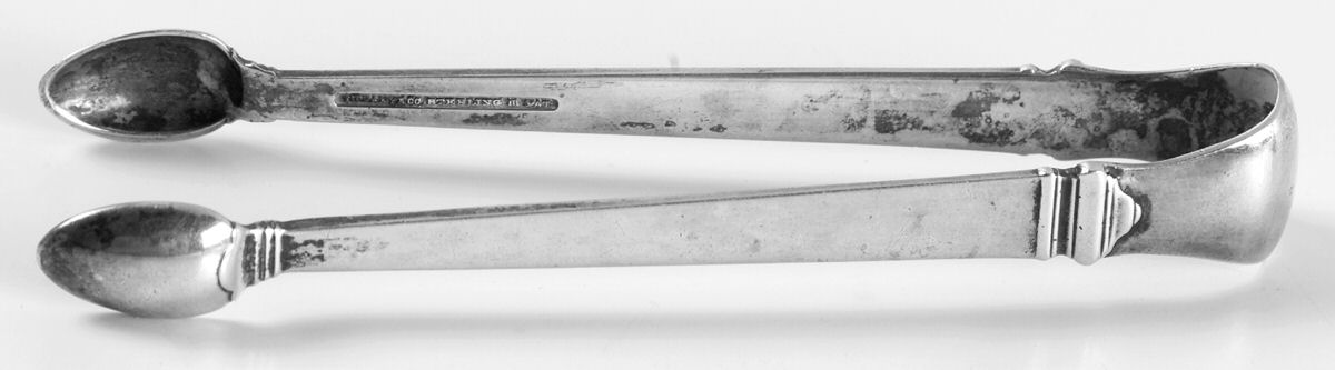 Hampton (Sterling, 1934, No Monograms) Small Sugar Tongs by Tiffany & CO SILVER-1