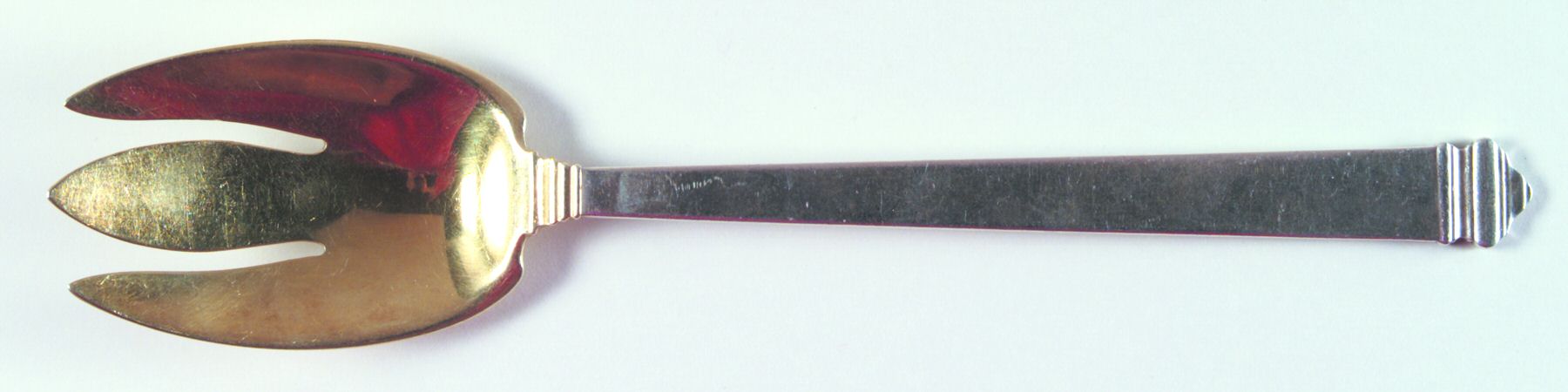 Hampton (Sterling, 1934, No Monograms) Solid Salad Serving Fork by Tiffany & CO SILVER-1