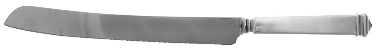 Hampton (Sterling, 1934, No Monograms) Wedding Cake Knife with Stainless Blade by Tiffany & CO SILVER-1