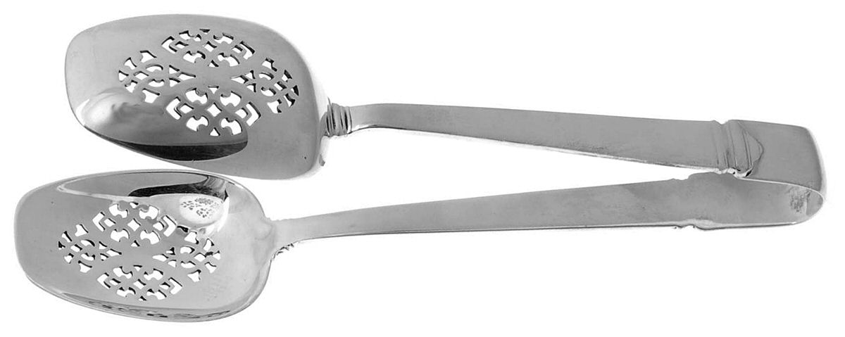 Hampton (Sterling, 1934, No Monograms) Large Ice Serving Tongs with Bowl Tips by Tiffany & CO SILVER-1