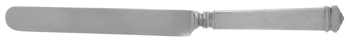 Hampton (Sterling, 1934, No Monograms) Blunt Hollow Handle Knife W/Bolster by Tiffany & CO SILVER-1