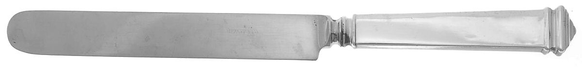 Hampton (Sterling, 1934, No Monograms) Blunt Hollow Knife with Bolster by Tiffany & CO SILVER-1
