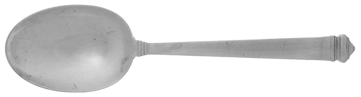Hampton (Sterling, 1934, No Monograms) Vegetable Serving Spoon (Solid) by Tiffany & CO SILVER-1
