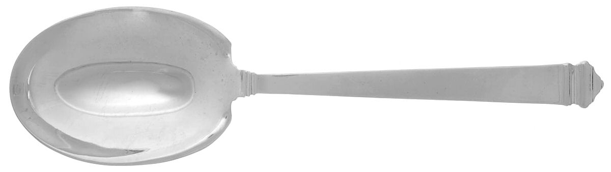 Hampton (Sterling, 1934, No Monograms) Large Solid Berry/Casserole Spoon by Tiffany & CO SILVER-1