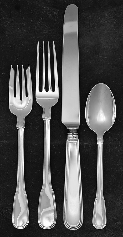 Hamilton (Sterling, 1938, No Monos) 4 Piece Dinner Size Setting by Tiffany & CO SILVER-1