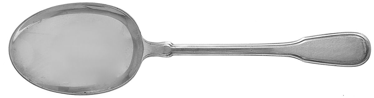 Hamilton (Sterling, 1938, No Monos) Vegetable Serving Spoon (Solid) by Tiffany & CO SILVER-1