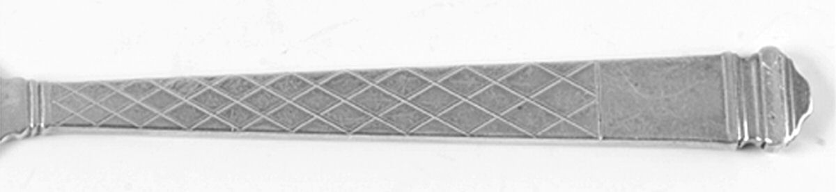 Harlequin (Sterling, 1956) Flat Handle Butter Spreader by Tiffany & CO SILVER-1