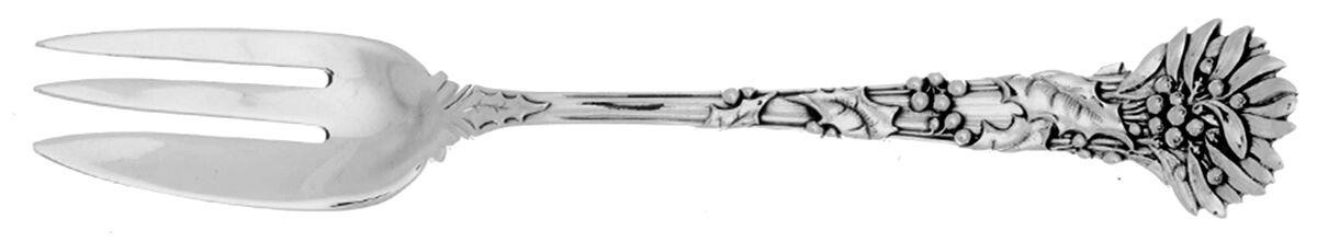 Holly (Sterling, 1895) Individual Caviar Fork by Tiffany & CO SILVER-1