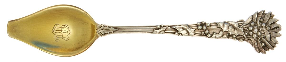 Holly (Sterling, 1895) Individual Grapefruit Spoon by Tiffany & CO SILVER-1