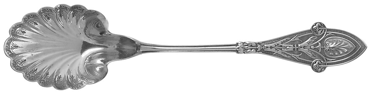 Italian (Sterling, 1870) Large Solid Ice Cream Server, Bright Cut by Tiffany & CO SILVER-1