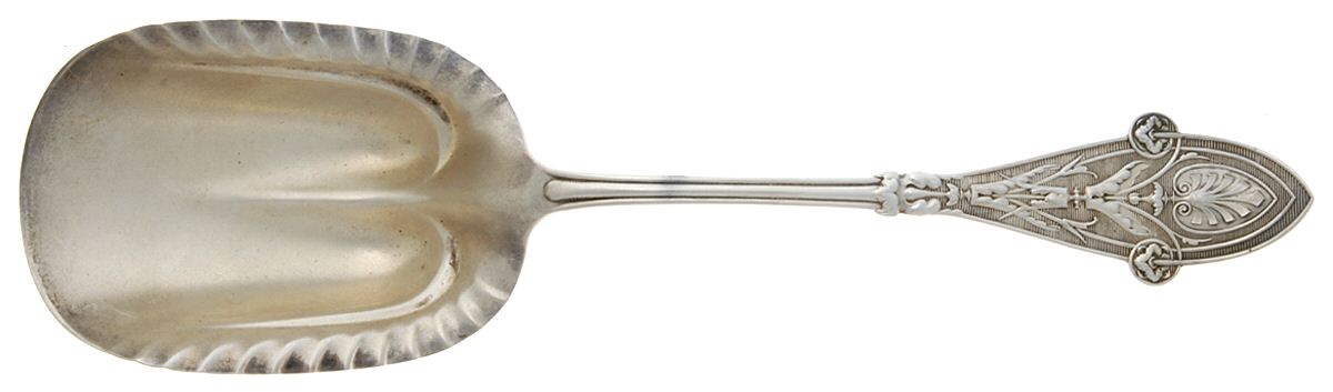Italian (Sterling, 1870) Solid Berry Serving Scoop by Tiffany & CO SILVER-1