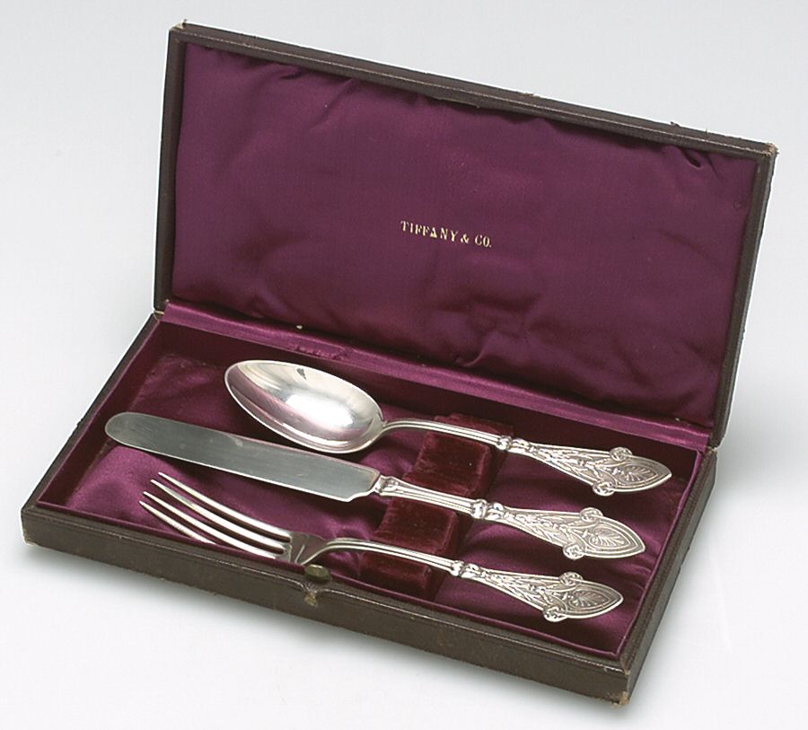 Italian (Sterling, 1870) Youth Set-3 Pc(Ysm1,Yksm1,Yfm1 by Tiffany & CO SILVER-1