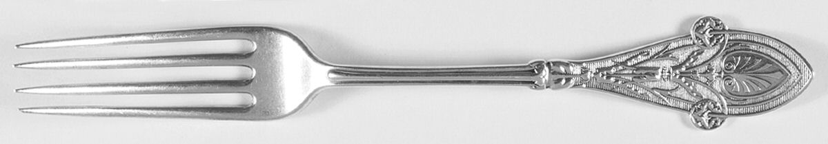 Italian (Sterling, 1870) Luncheon/Dessert Fork, Solid Piece by Tiffany & CO SILVER-1