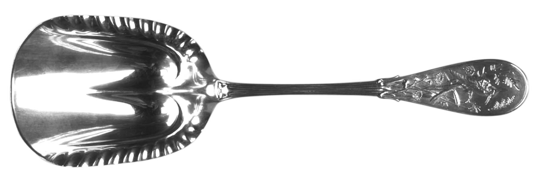 Japanese (Sterling, 1871, No Monograms) Solid Berry Serving Scoop by Tiffany & CO SILVER-1