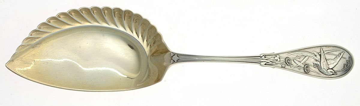 Japanese (Sterling, 1871, No Monograms) Solid Ice Cream Slicer by Tiffany & CO SILVER-1